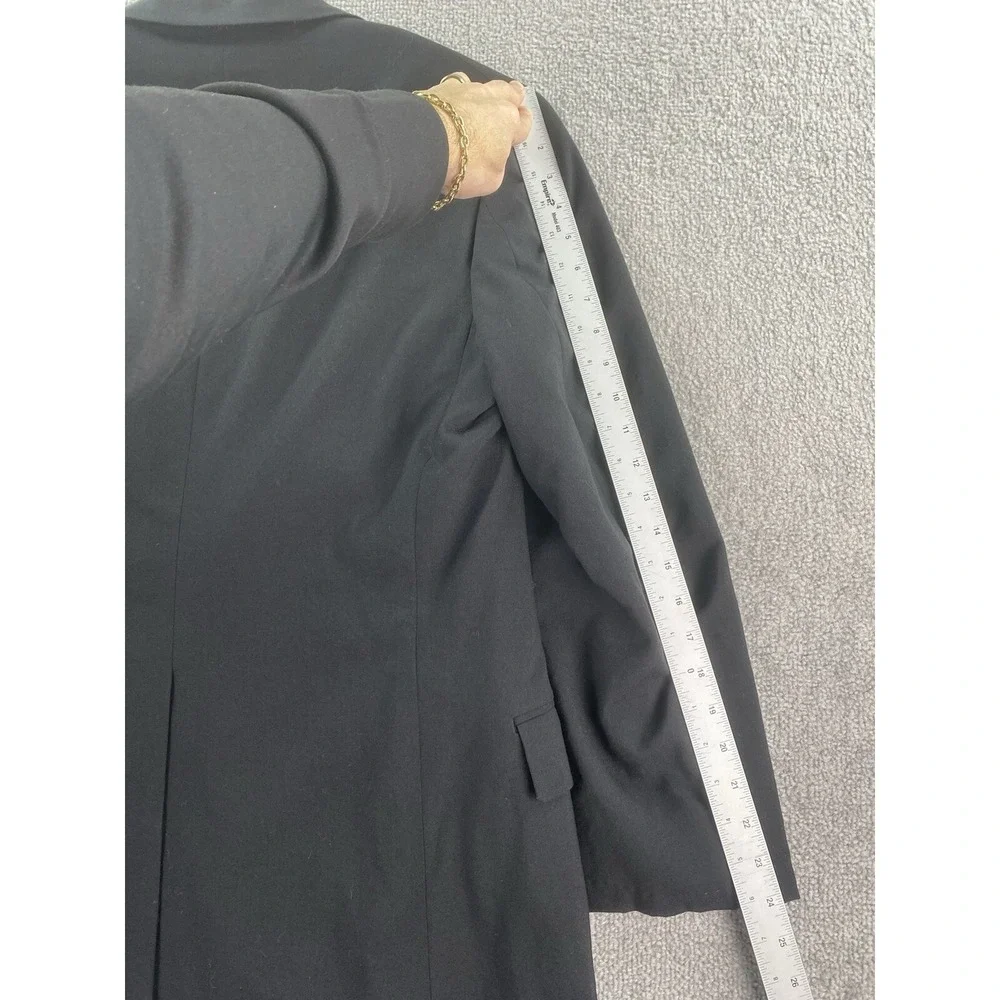Polo University Club Tuxedo Jacket 38 R Black Wool Luxury Designer Ralph Lauren
